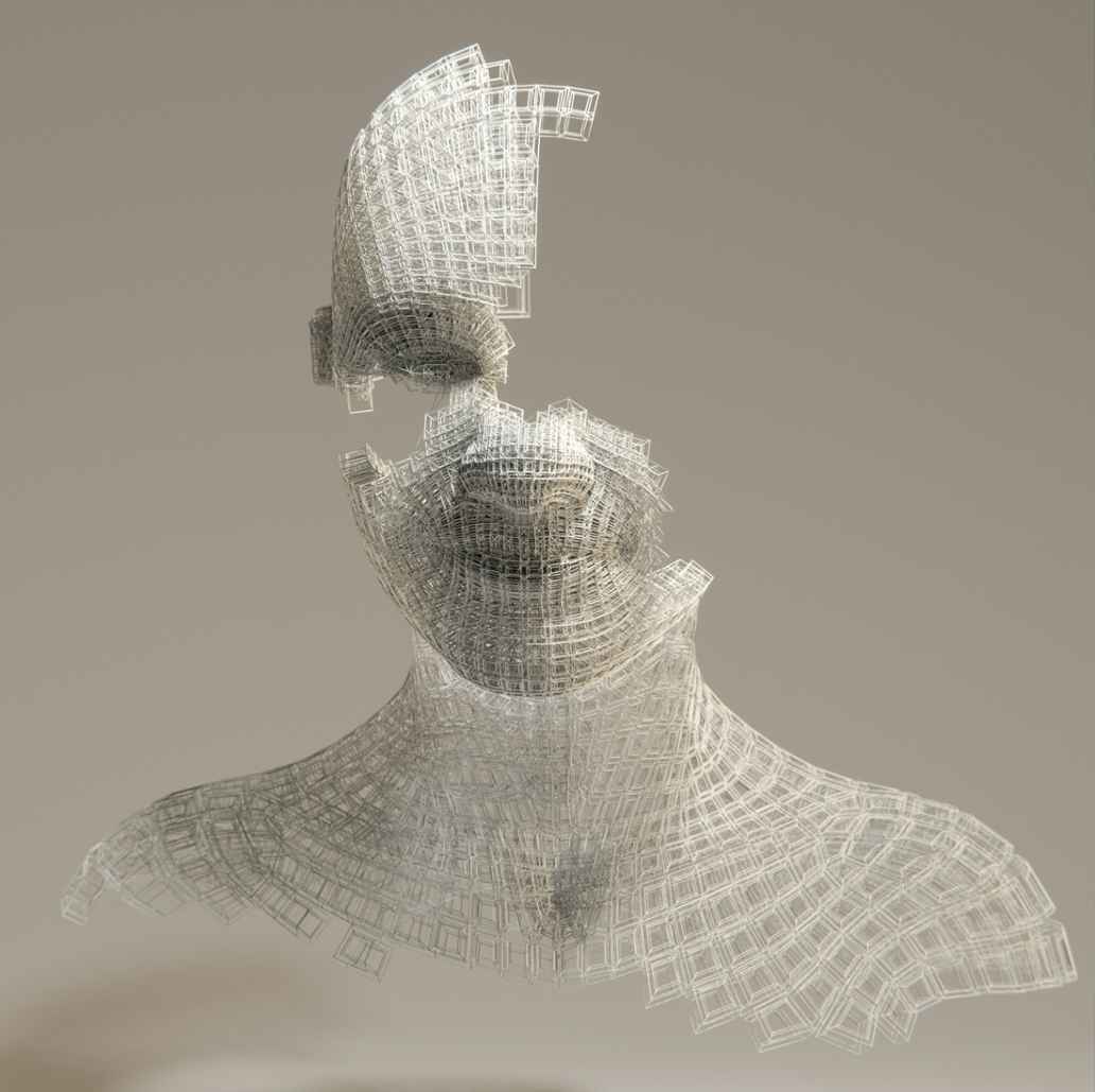 Digitale Kopie eines Menschen