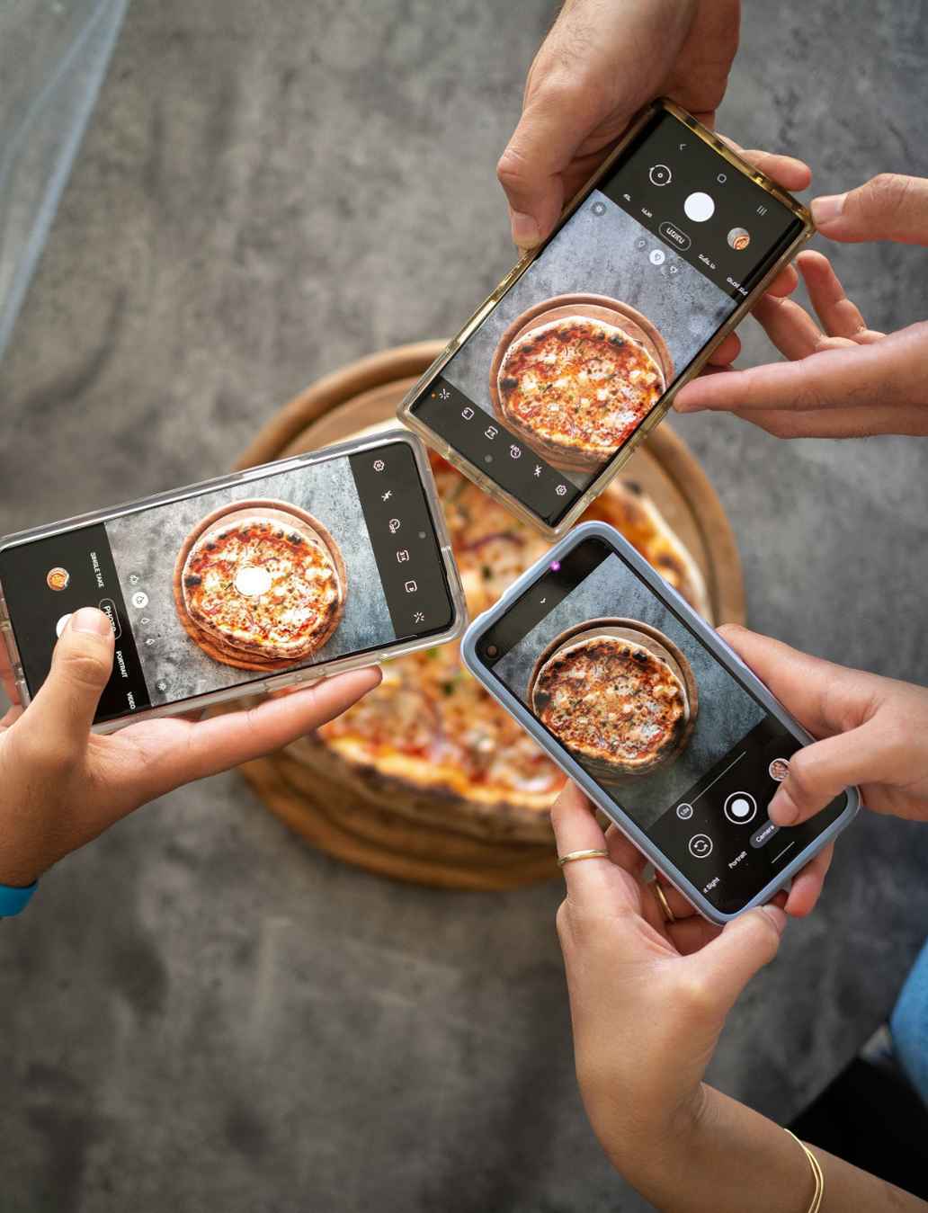 Content Creator fotografieren Pizza